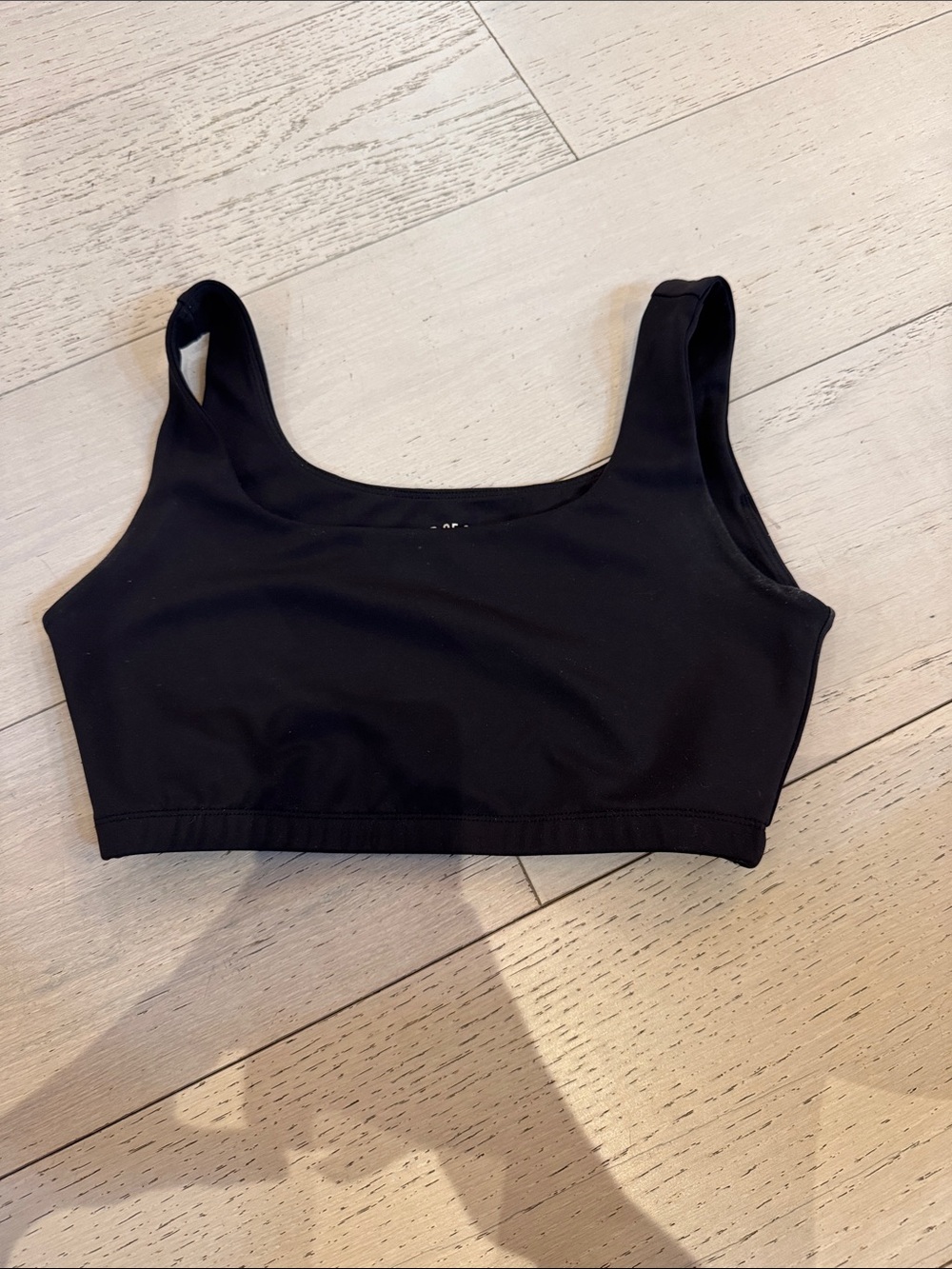 Year of Ours Black Seamless Crop Bralette